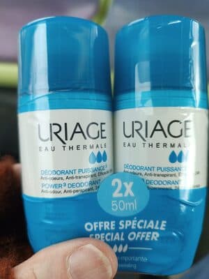 Desodorizante Uriage Roll-On Forte 2 x 50 ml 50% 2ªun
