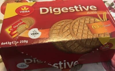 Bolacha Vieira Digestiva Doses