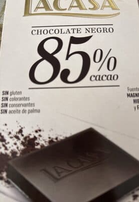 Tablete Lacasa Chocolate 85% Cacau