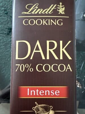 Chocolate Lindt de Culinária 70% Cacau
