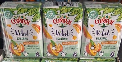 Néctar Compal Vital Manga e Laranja
