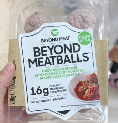 Almondegas Vegetais Beyond Meat Vegan