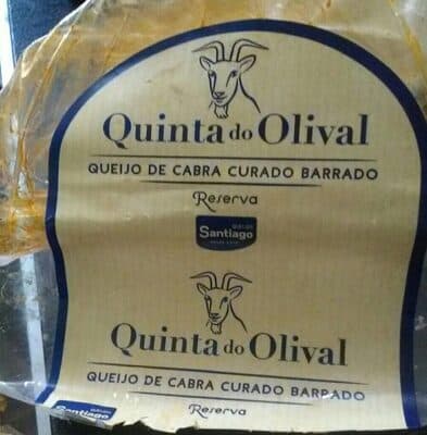 Queijo Quinta Olival Cabra Barrado Metades