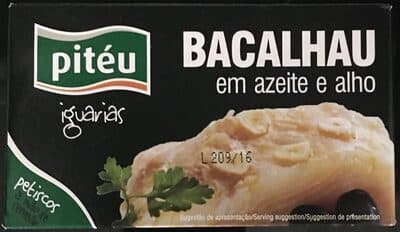 Bacalhau Piteu em Azeite e Alho