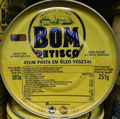 Atum em Óleo Bom Petisco