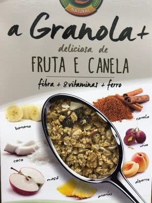 Granola Cem Porcento Fruta e Canela