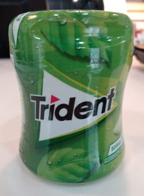 Pastilhas Trident Elásticas Bottle Spearmint
