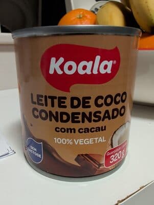 Leite de Coco Condensado Koala com Chocolate