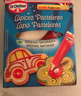 Lapis Pasteleiro Dr. Oetker 4 Cores
