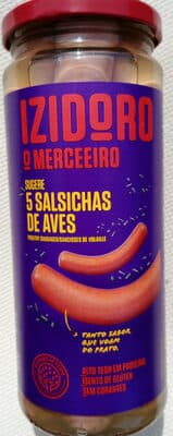 Salsichas Aves Izidoro Bockwurst 5 un Vidro