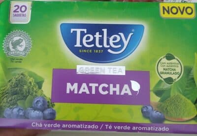 Chá Tetley Verde Matcha Mirtilo