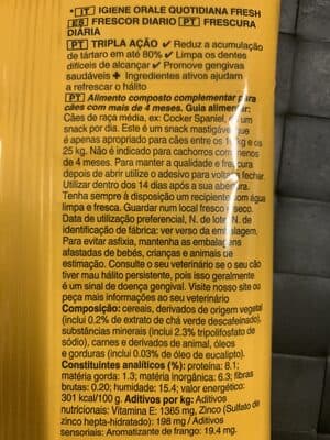 Snacks para Cão Dentastix Pedigree Fresh Raça Média