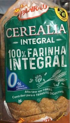Pão Panrico de Forma Cerealia 100% Integral