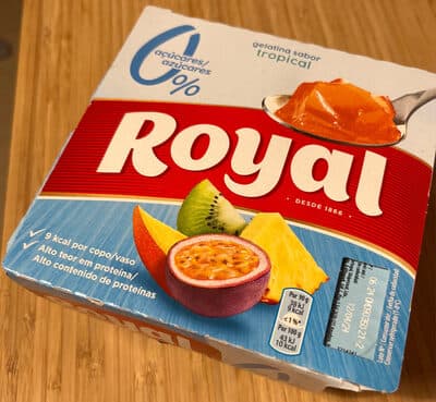 Gelatina Royal Zero Tropical