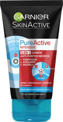 Máscara Garnier Pure Active Intensive 3-1