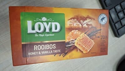 Infusão Loyd Rooibos Mel e Baunilha