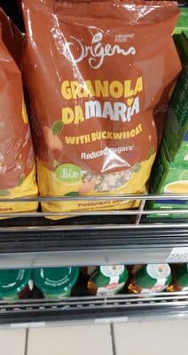 Granola da Maria Origens Bio Amêndoas e Abóbora