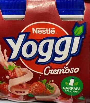 Iogurte Yoggi Líquido Cremoso Morango
