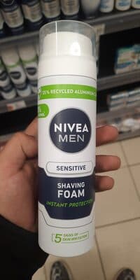 Espuma de Barbear Sensitive Nivea Men