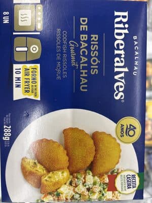Rissois de Bacalhau Riberalves P/ Forno