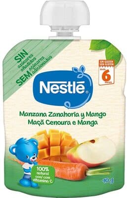 Pacotinho Fruta Nestlé Maçãcenoura e Manga