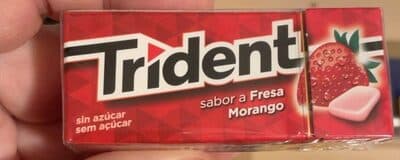 Pastilhas Trident Elásticas Fruit Morango