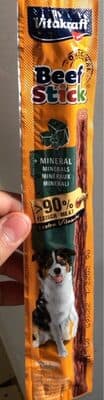 Snack para Cão Beef Stick Vitakraft Mineral 1 Unidade