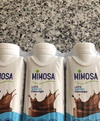Leite Mimosa Magro com Chocolate