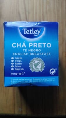Chá Tetley Preto