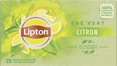 Chá Verde Lipton Green Citrus 20 Saq