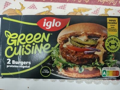 Hamburguer Iglo Green Cuisine Proteina Vegetal (2 un)