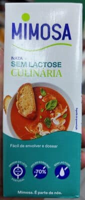 Natas UHT Mimosa Culinaria S/Lactose