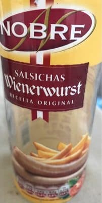 Salsichas Nobre Wiener Frasco