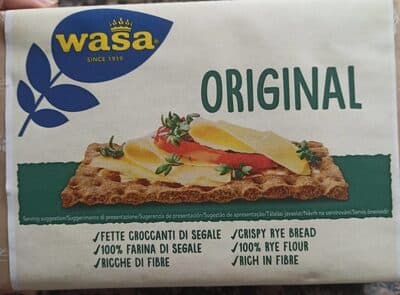 Pão Wasa Crocante Original com Farinha Centeio