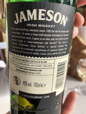 Whisky Jameson Caskmates Stout