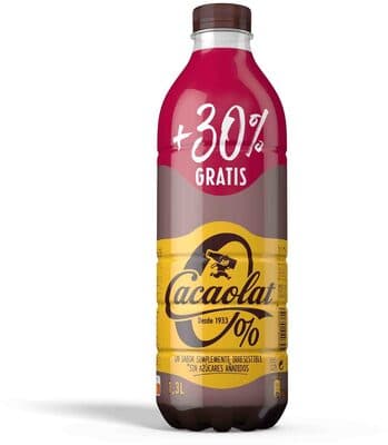 Leite UHT Cacaolat 0% 1 L + 30% Grátis
