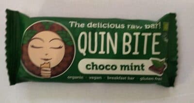 Barra de Frutos Secos Quin Bite Chocolate Menta BIO