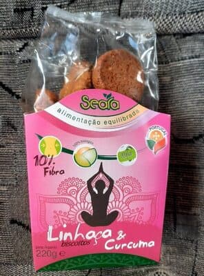 Biscoitos Seara de Linhaça com Curcuma BIO