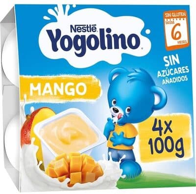 Sobremesa Láctea Nestlé Yogolino 0% Açúcar Manga