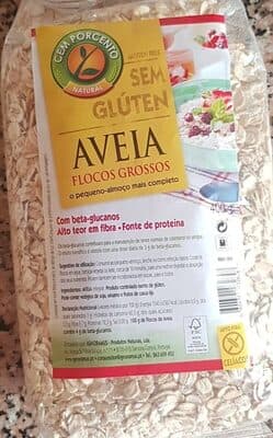 Flocos Cem Porcento Aveia Grossos sem Glúten