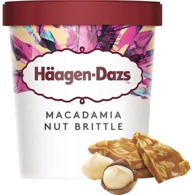 Gelado Häagen-Dazs Nozes de Macadâmia