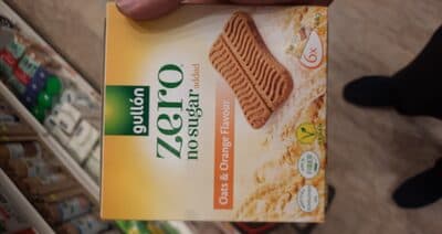 Snack Gullon Zero sem Açucar Aveia e Laranja