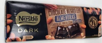Tablete Nestlé Dark Chocolate Preto com Amêndoas
