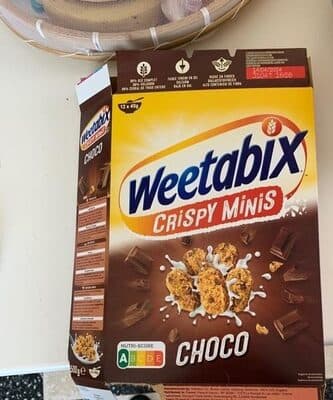 Cereais Fibra Weetabix Minis Chocolate