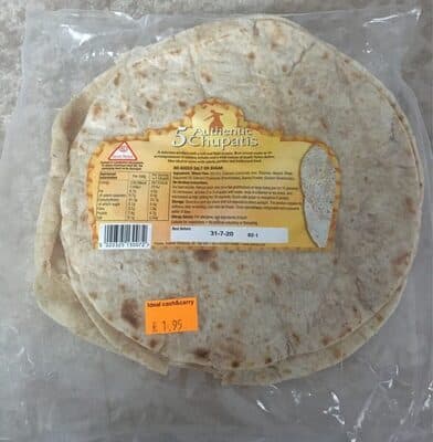 Pão Lekha Indiano tipo Roti ou Chapati