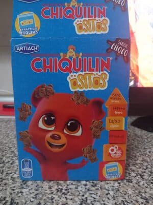 Bolacha Artiach Chiquilin Ositos Chocolate Multipack