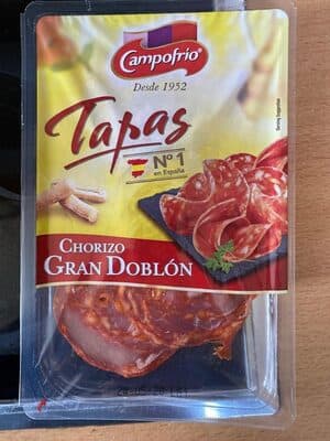 Chourição Campofrio Gran Doblon Fatias Tapas