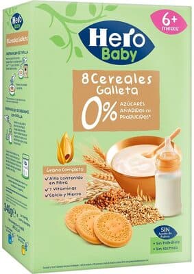 Farinha Não Lãctea Hero 8 Cereais com Bolacha