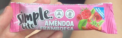 Barra Simple Amêndoa Framboesa BIO Bite