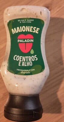 Maionese Paladin Coentros e Alho